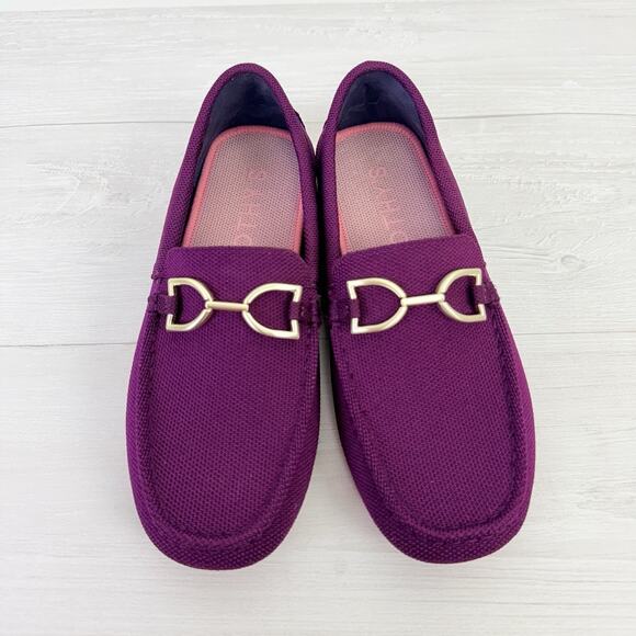 NEW Rothy’s Double Bit The Driver Loafers Size 8.5 Purple Sapphire Comfort Shoes - Picture 3 of 16